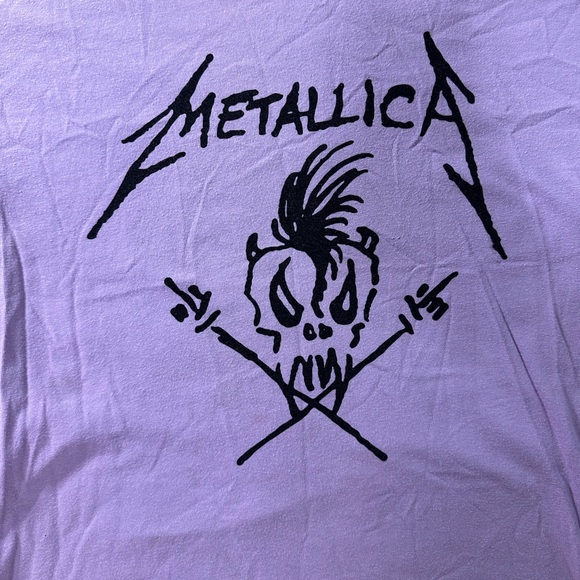 Cotton on purple Metallica T-shirt - Picture 7 of 7